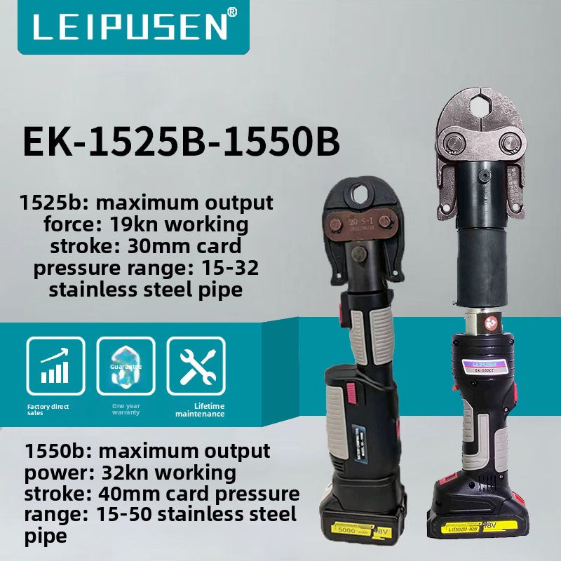 HVAC Pipe Crimping Tool – Electric Hydraulic for Copper & Stainless Steel